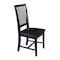 International Concepts Set of 2 Mission Side Chairs, Black C46-265P - alternate 7